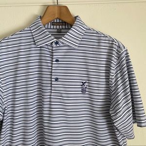 Peter Millar Striped Golf Polo